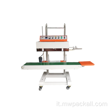 Sigillatore a fascia continua verticale 15 kg di caricamento del sacchetto di plastica Macchina di sigillatura verticale automatica